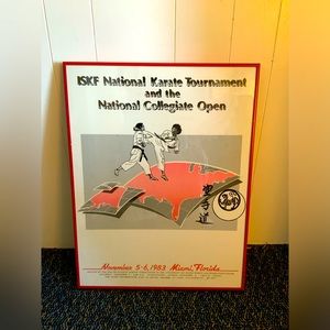 ISKF NATIONAL KARATE TOURNAMENT AND THE NATIONAL COLLEGIATE OPEN POSTER